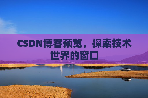CSDN博客预览，探索技术世界的窗口