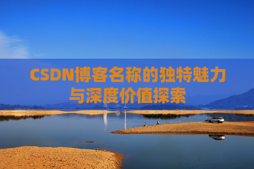 CSDN博客名称的独特魅力与深度价值探索